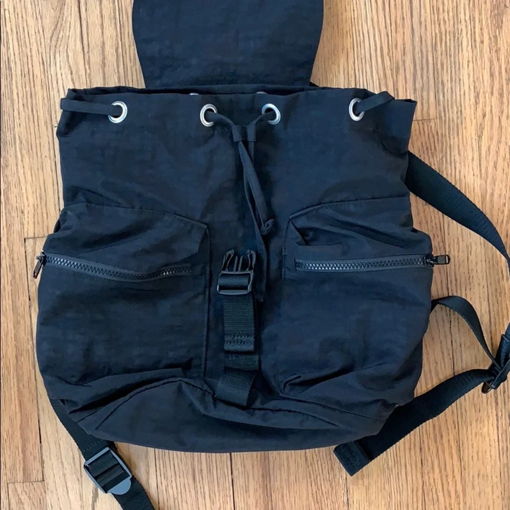 BAGGU Black Sport Backpack
